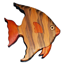 intarsia fish